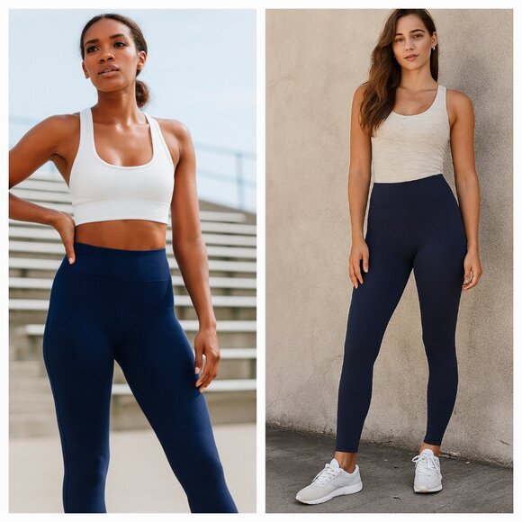 Abercrombie & Fitch Pants - Abercrombie & Fitch The A&F High Rise Legging Dark Navy NEW NWT